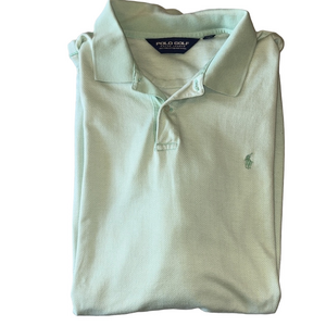 Polo Ralph Lauren Mens XL Light Green Golf Polo Shirt